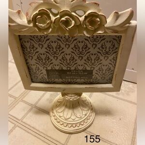 Studio Decor Ivory pedestal Floral Frame